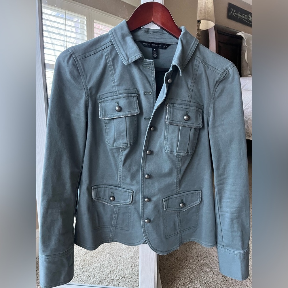 White House Black Military Jacket